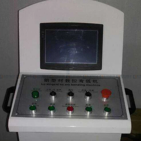 Bending machine for aluminum window door profile