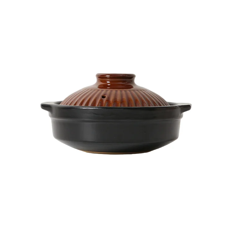 china  supplier ceramic  kitchen hotel restaurant ceramic se hot clay potcasserole set cooking pots with lid