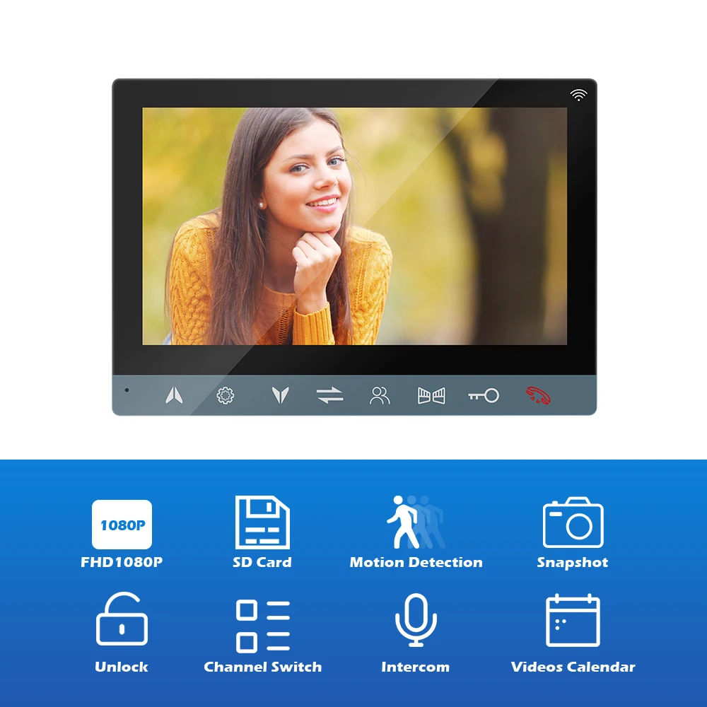 Hot Selling Video Doorbell Intercom Camera Doorphone Smart Wireless Security System WIFI AHD Tuya