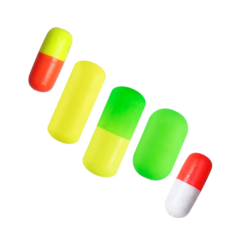 Fishing Rig Foam Fishing Float Rigs Kit Cigar Float Cylinder Cork Float Rig Making Kit Fishing Beads Hooks Swivels Snaps