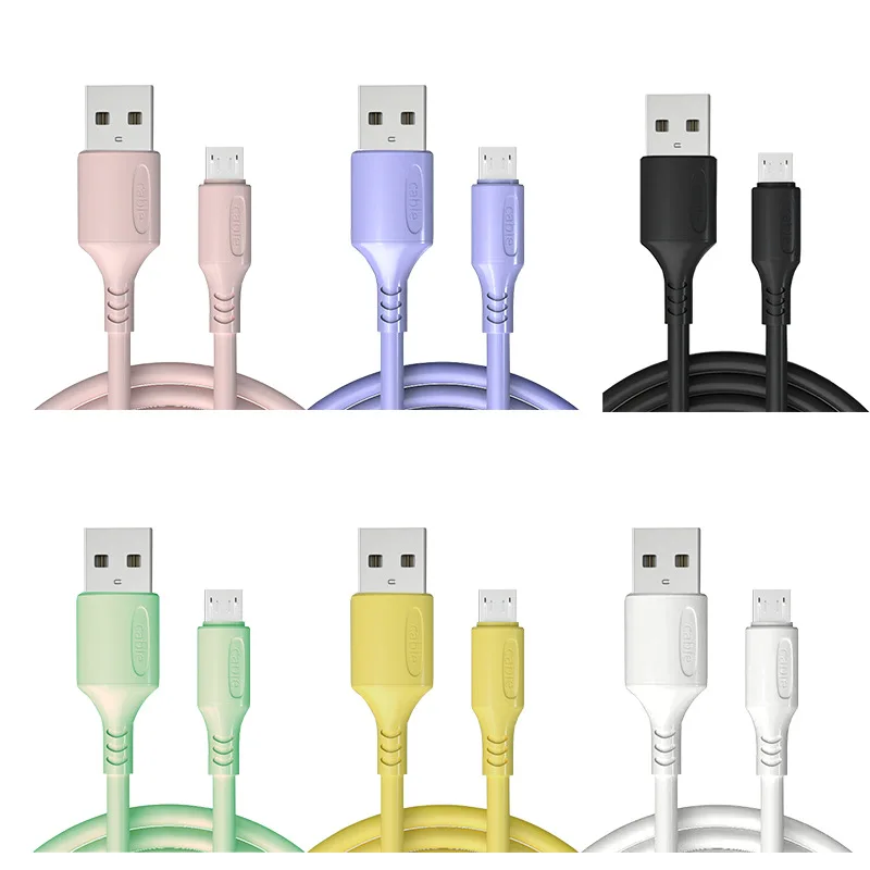 PDS Factory Cable Multi Color Usb Cable For Lightning(iPhone)/TYPE-C/Micro Fast Charging Cable
