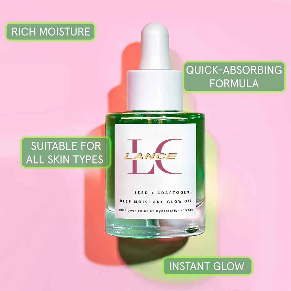 Korean Private Label Natural Organic Lightweight Soothing Brightening Deep Moisture Glow Oil Face Body Skin Care Oil