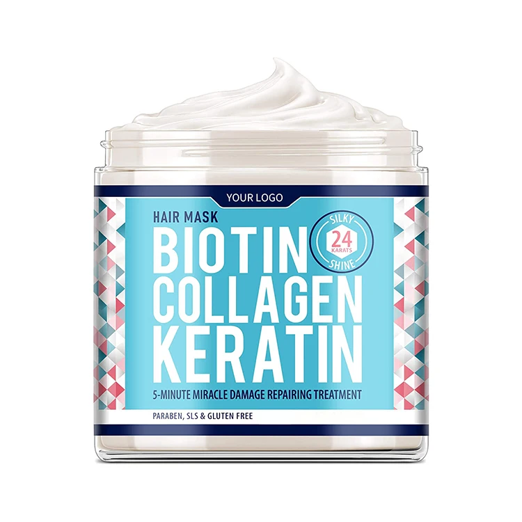 NATURAL INTENSIVE TREATMENT EFFECTIVE  COCONUT OIL RETINOL ALOE VERA MOISTURIZING ANTI FRIZZ POWERFUL COMPLEX KERATIN HAIR MASK