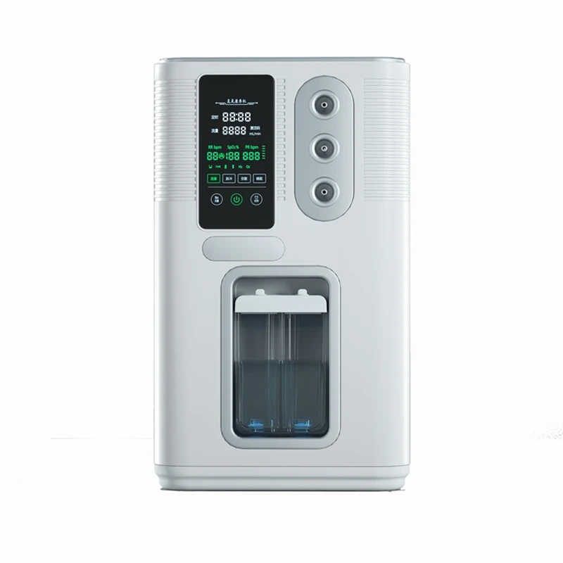 Home Hydrogen Oxygen Breathing 3000ml/1800ml Making Machine Producing SPE PEM Tech Hydrogen Oxygen Inhalation Machine