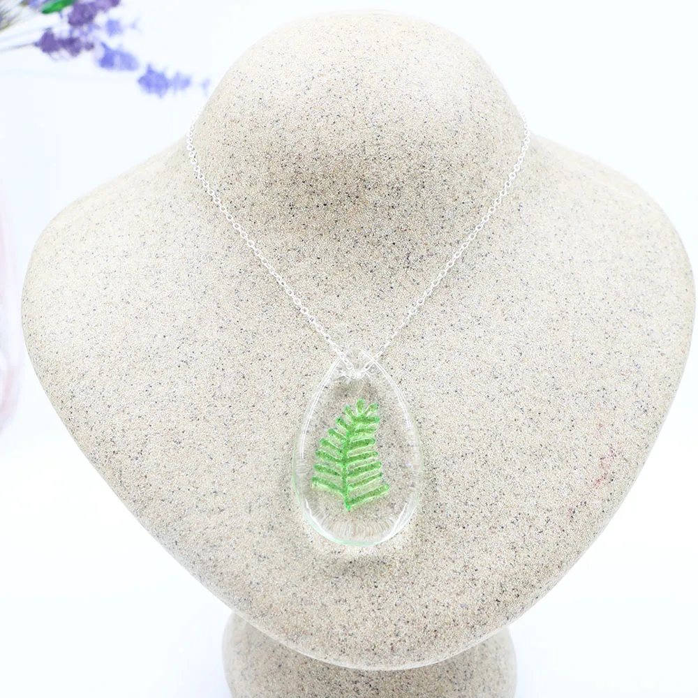 Wholesale  Murano Lampwork Handmade Art Glass Clover Pendant Necklace for Jewelry Making