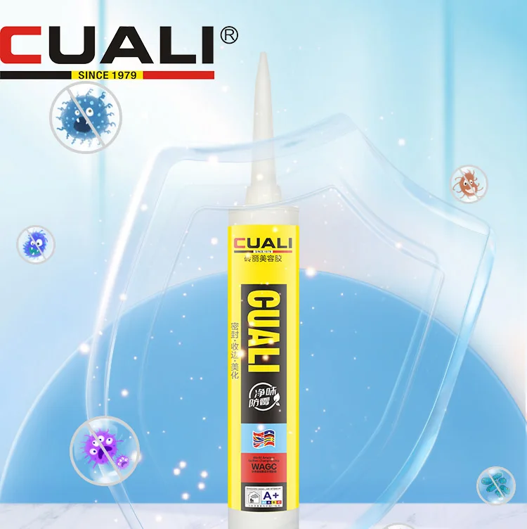 Manufacturer outdoor waterproof Acetic Adhesive Glue  Silicone Sealant for beauty and edge bonding