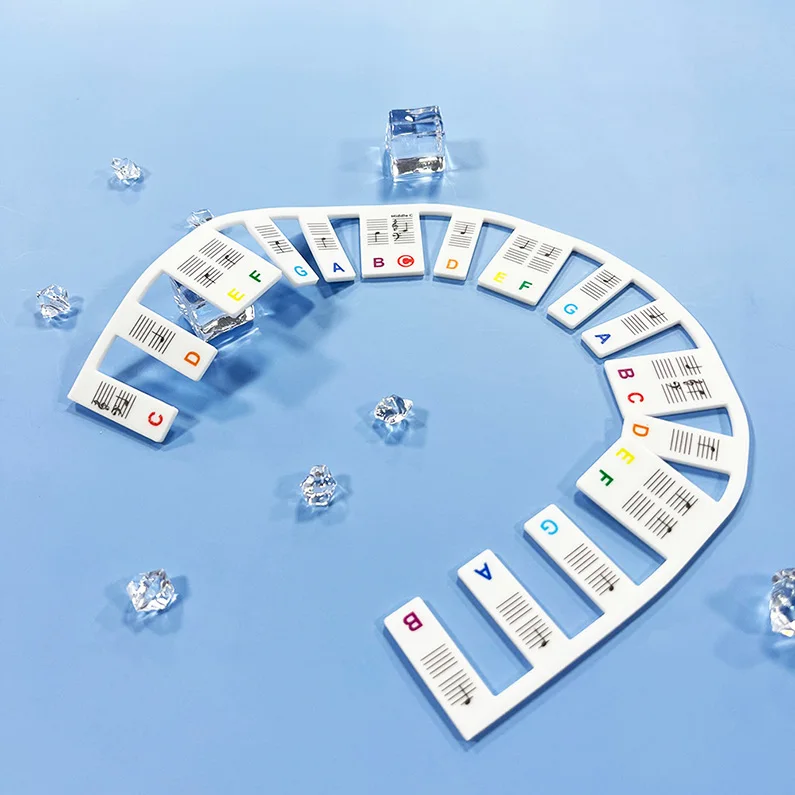 High Quality Beginner Learning Piano 61 Keys 88 Keys Reusable Removable Silicone Piano Stickers