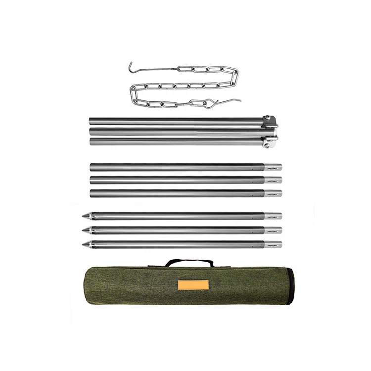 Вешалка для барбекю, складной штатив для кемпинга, шестеренка для приготовления пищи, Портативная сушилка, складной держатель для сада