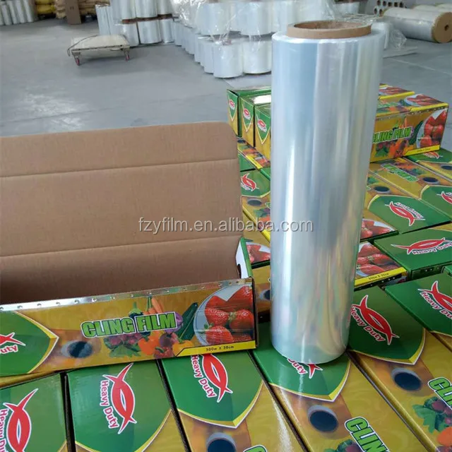 
Manufacturer Wholesale High Quality Food Grade Hand Stretch Polyethylene Cling Film 