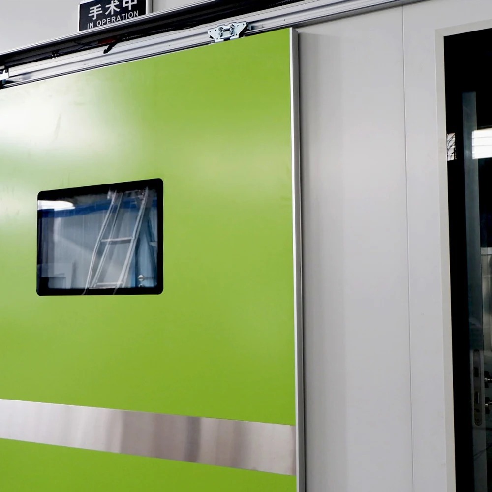 Professional Best Selling Hospital Doors Air Tight Electric Sliding Door Direct Sales Low Price Clean Room Steel Door