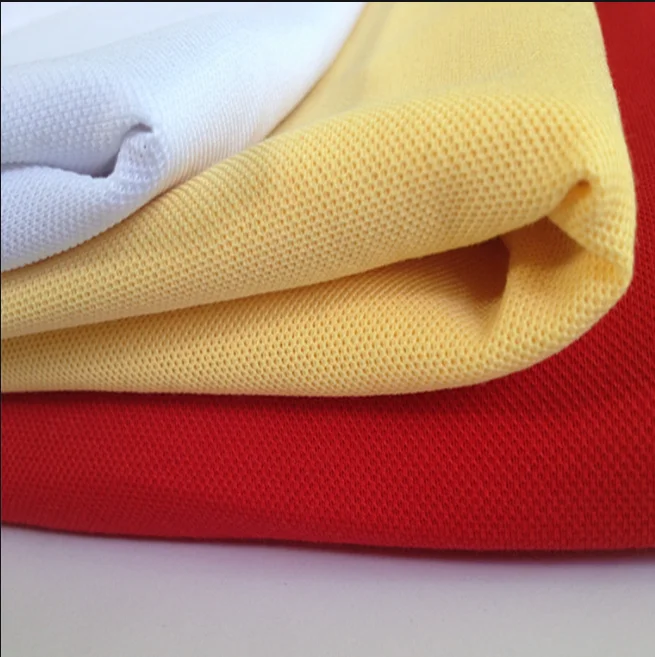 Free samples sample 100% polyester pique  products 75D bead knit fabric fo sofa/polo t shirt  garments fabric