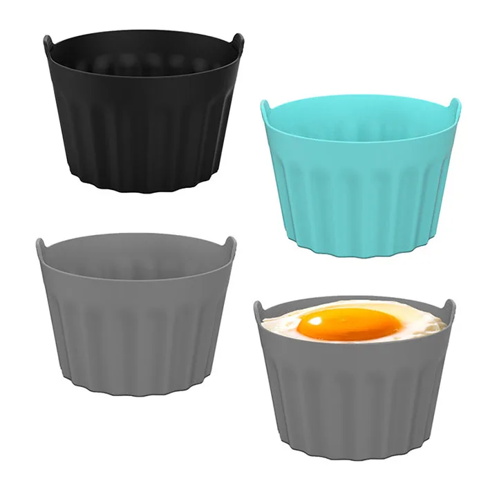 Oven Safe DIY Pastry Supplies Silicone Baking Cups Silicone Large Muffin Cases Air Fryer Egg Poacher for Oven Air Fryer