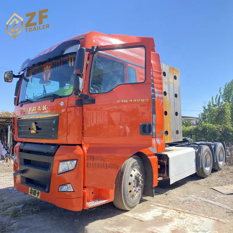 440hp CNG Sinotruk Howo тягач 2018-2021 для 6x4 A7 T7 SITRAK с прицепом