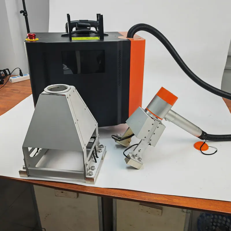 CNC LY innovative pull rod laser cleaning machine for mold cleaning marks