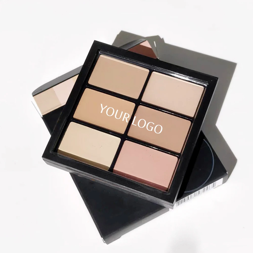 OEM Professional Face Skin Makeup Concealer Private Label Custom Logo Creamy Full Coverage Concealer Palette