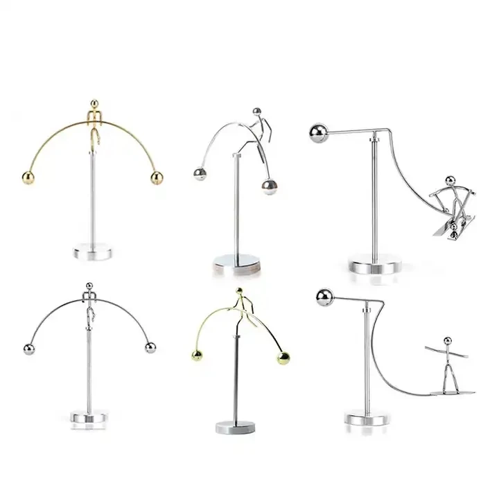 New Home Educational Pendulum Newton Cradle Balance Ball Tumbler Desk Toy Metal Balance Ball Toys