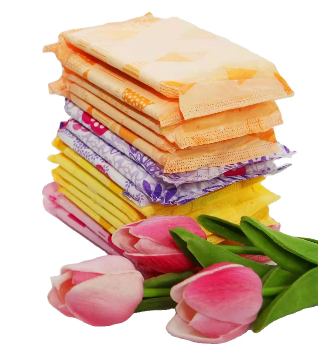 Super Absorbent 260mm Dry Surface Sanitary Pad  Breathable Women Pad