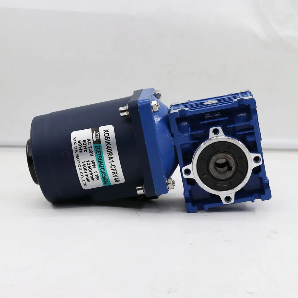 40W worm gear reduction motor rv30 large torque forward and reverse motor small  electric car  brushless dc motor for
