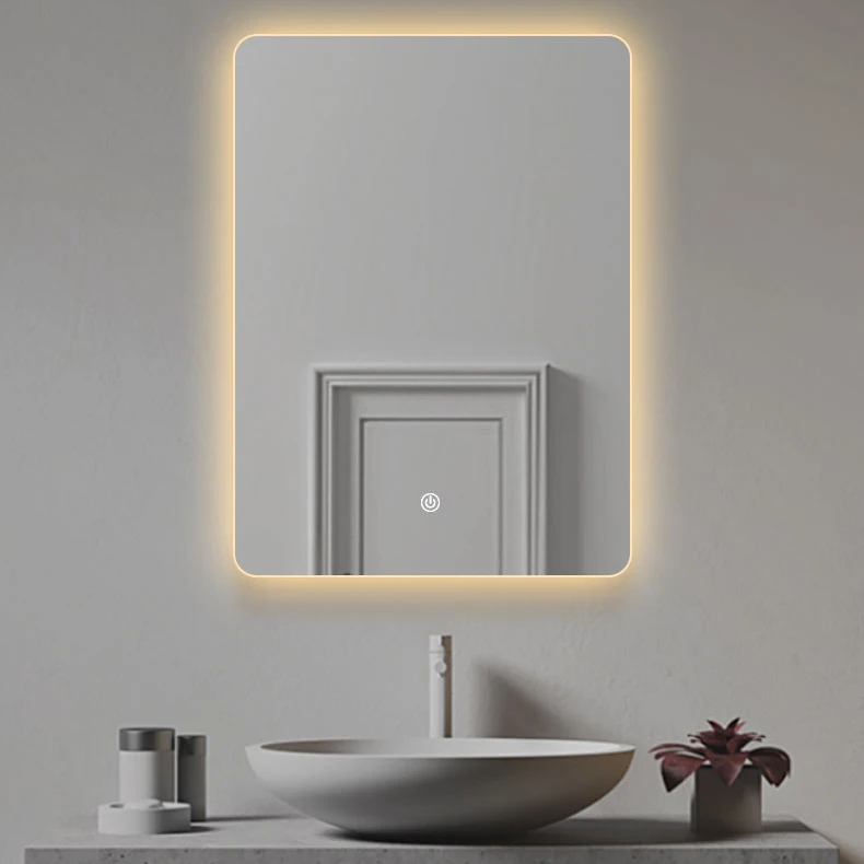 Cheap Wholesale Factory Direct Wall Hang LED Bath Mirror With Aluminium Frame Light Mirror With Music