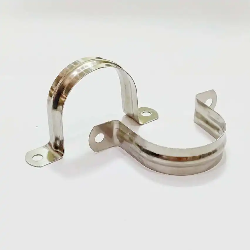 U Type Clip high quality pvc Pipe Clamps Galvanized iron Stainless Steel Tube hose clamp Saddle Pipe Clamp