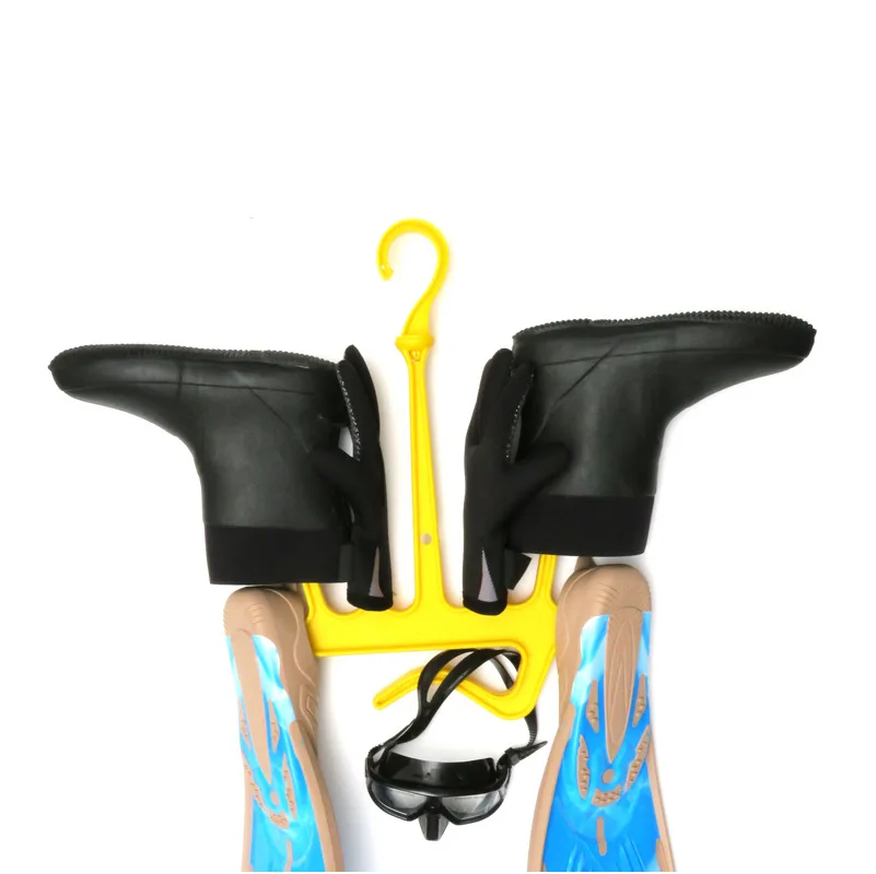 Customized  Diving Hanger Wetsuit Bootie Scuba Dive Mask Fins Boots mitten Dry Rack Dry Drain Hangers
