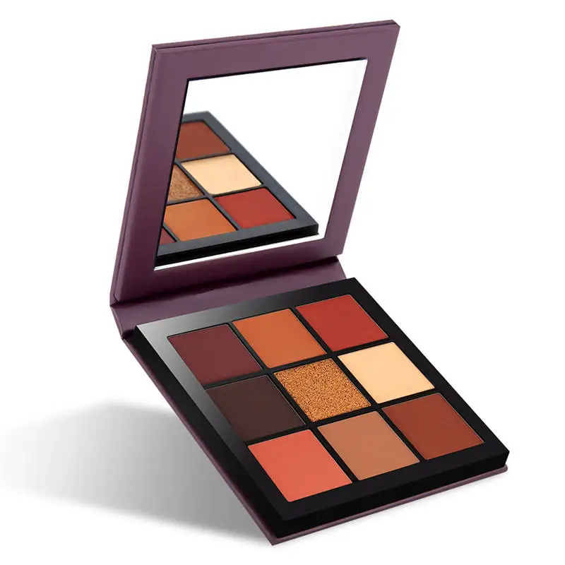 Wholesale Small Moq Custom Mini 9 Color High Pigment Private Label Matte Shimmer Eyeshadow Kit