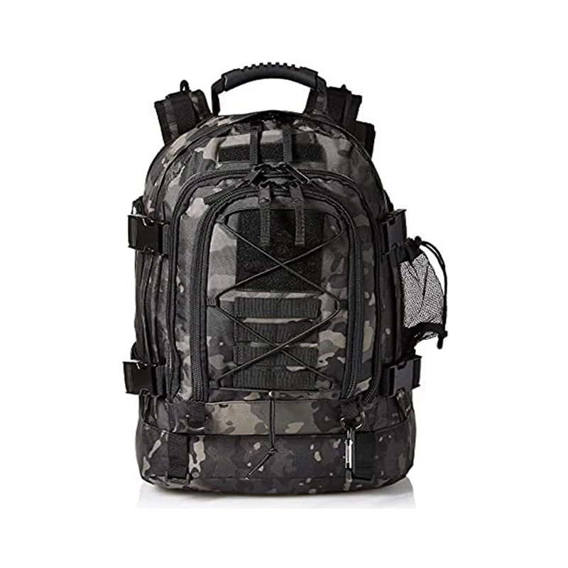 Custom Men Large Capacity Hiking Expandable Backpack Waterproof Outdoor 60L Camouflage Mountaineering Hunting Tactical Backpacks