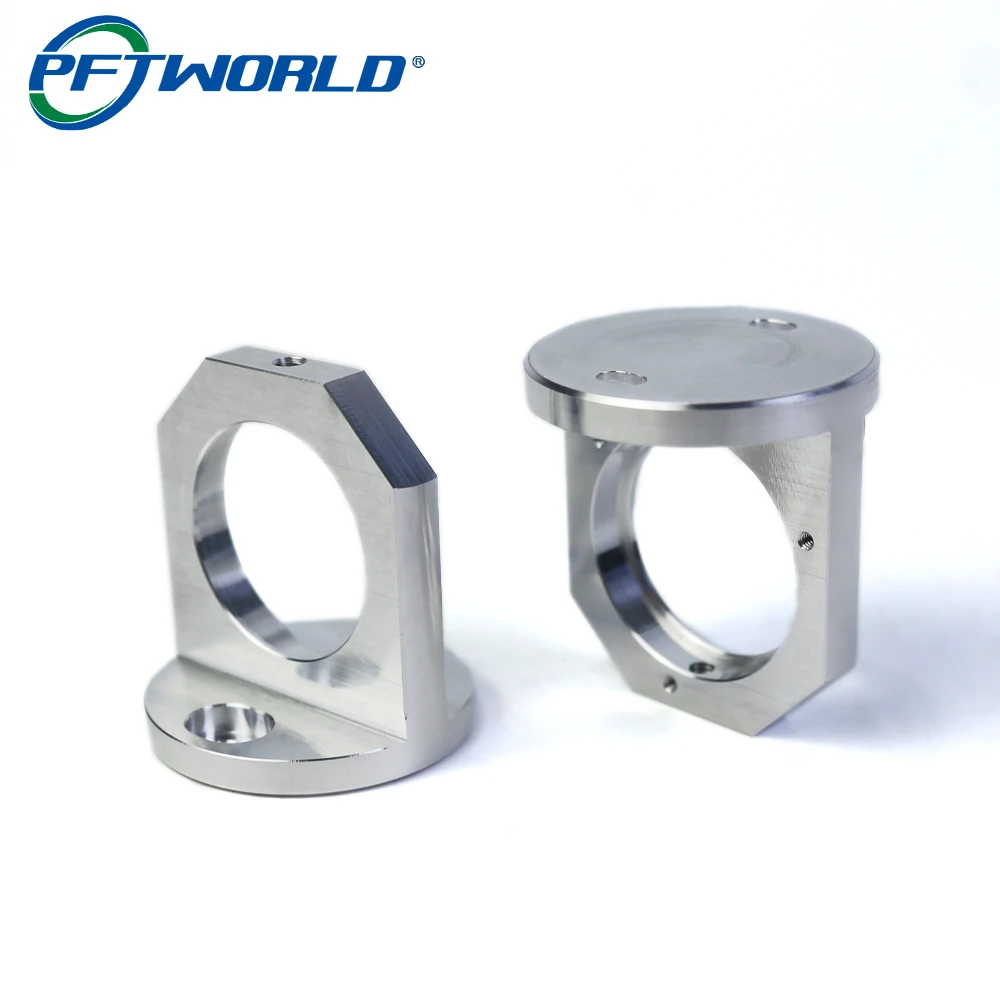 7 Sword Manufacturer Precise Custom Aluminum alloy fixing plate perforated support rod fixing seat Parts CNC Machining Service