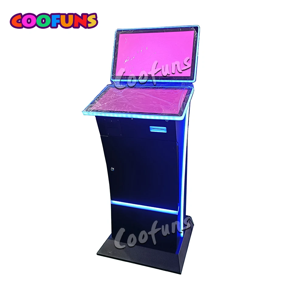 Ticket Redemption Payment Kiosks 23.8 inch Dual Screen Self-service Terminal Kiosk