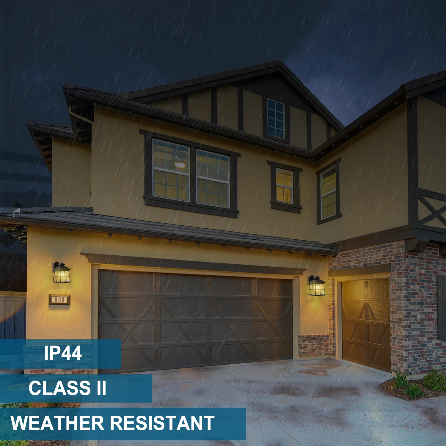 Exterior Wall Light Garden Light E27 Wall Lantern P747 Plastic for Street garden Outdoor Lighting Lantern wall lamps