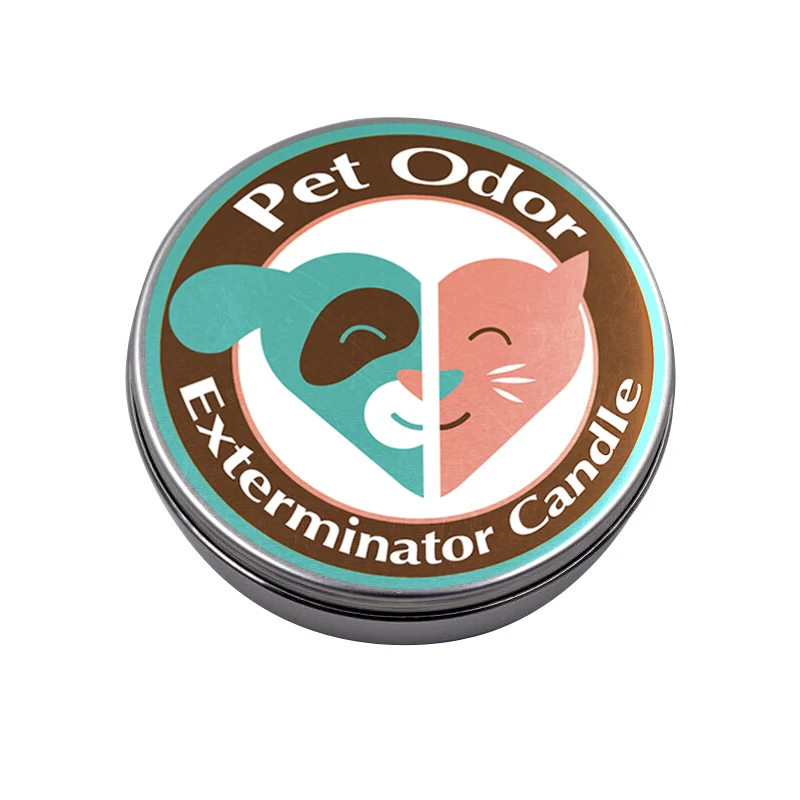 Customized Pet Scented Candle Eco-Friendly Smoke Pet Odor Exterminator Candles