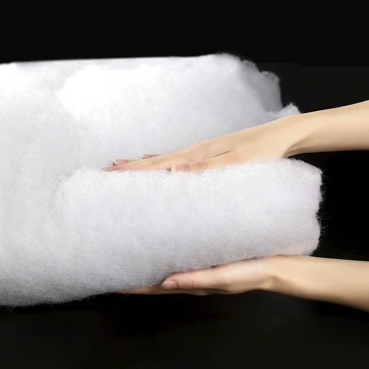 High Loft Washable Thermal Bonded Polyester Wadding/fiber Padding For Garment Interlining