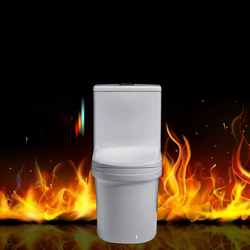 One Piece Toilet Ceramic Bathroom Toilet White Bathroom Toilet  with Center Flush Technology