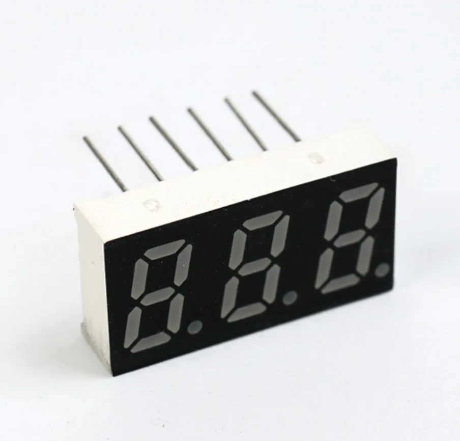 0.28 inch red common anode 3 bit digital tube Nixie tube