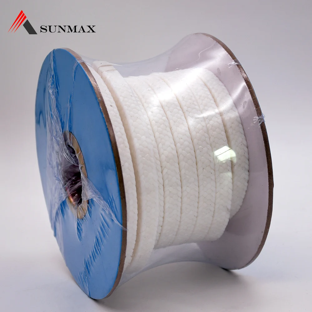 Белый Цвет PTFE сальник упаковочная веревка со смазкой для насоса и клапанов