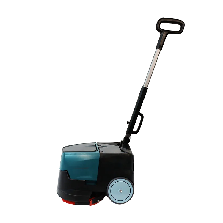 Sino Cleanvac walk behind rechargeable handheld electric tile floor scrubber cleaning machine