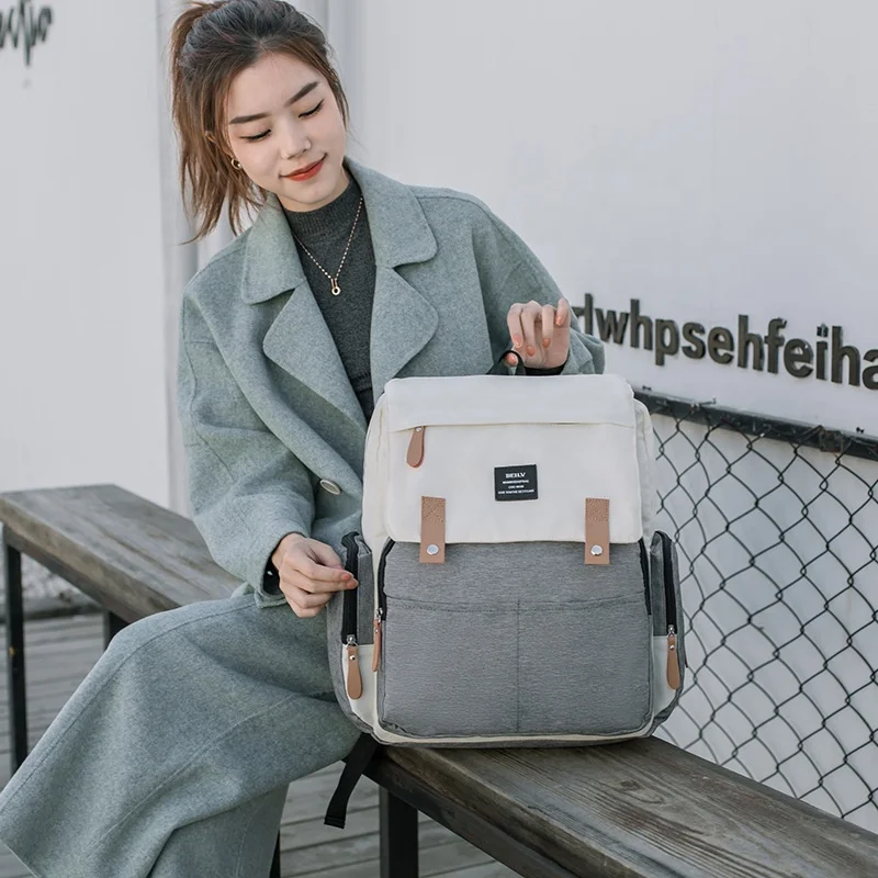 Индивидуальная Детская сумка, большая Улучшенная Холщовая Сумка для подгузников, рюкзак для мамы