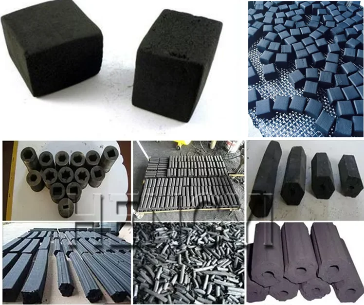 Hydraulic coconut charcoal peat briquetting piston briquette coal charcoal making maker machine manufacturers for sale in south