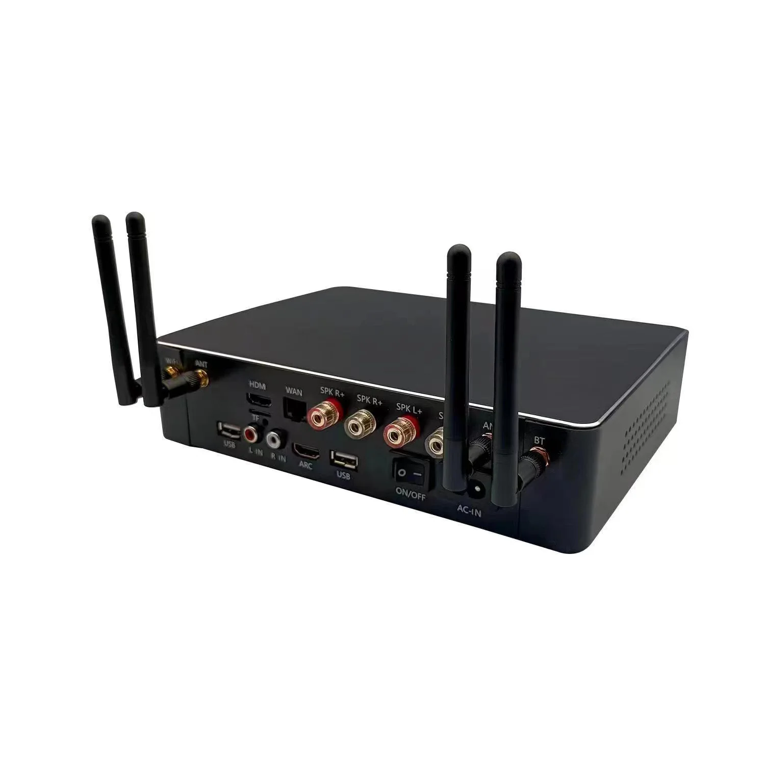 Home theater birthday party karaoke player 300W amplifier built-in receiver pairing automatically microphones Speaker output 4oh