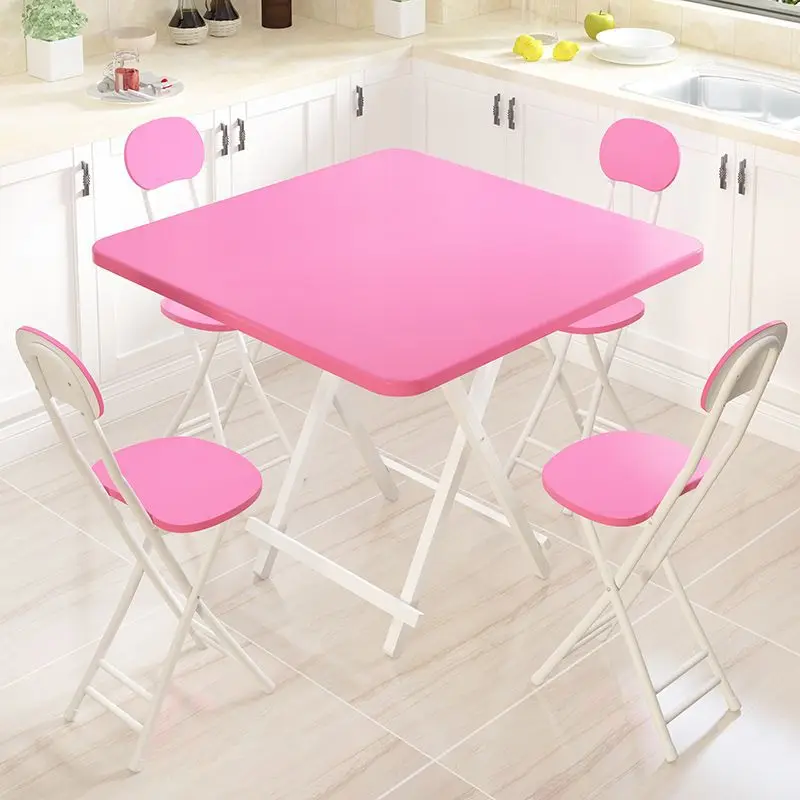 Folding home table to eat simple small square table small portable outdoor stall balcony manufacturers wholesale