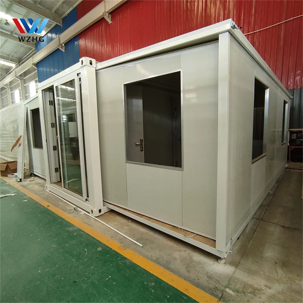 Viilas slide out container home mini prefabricated 1 room house houses expand prefab