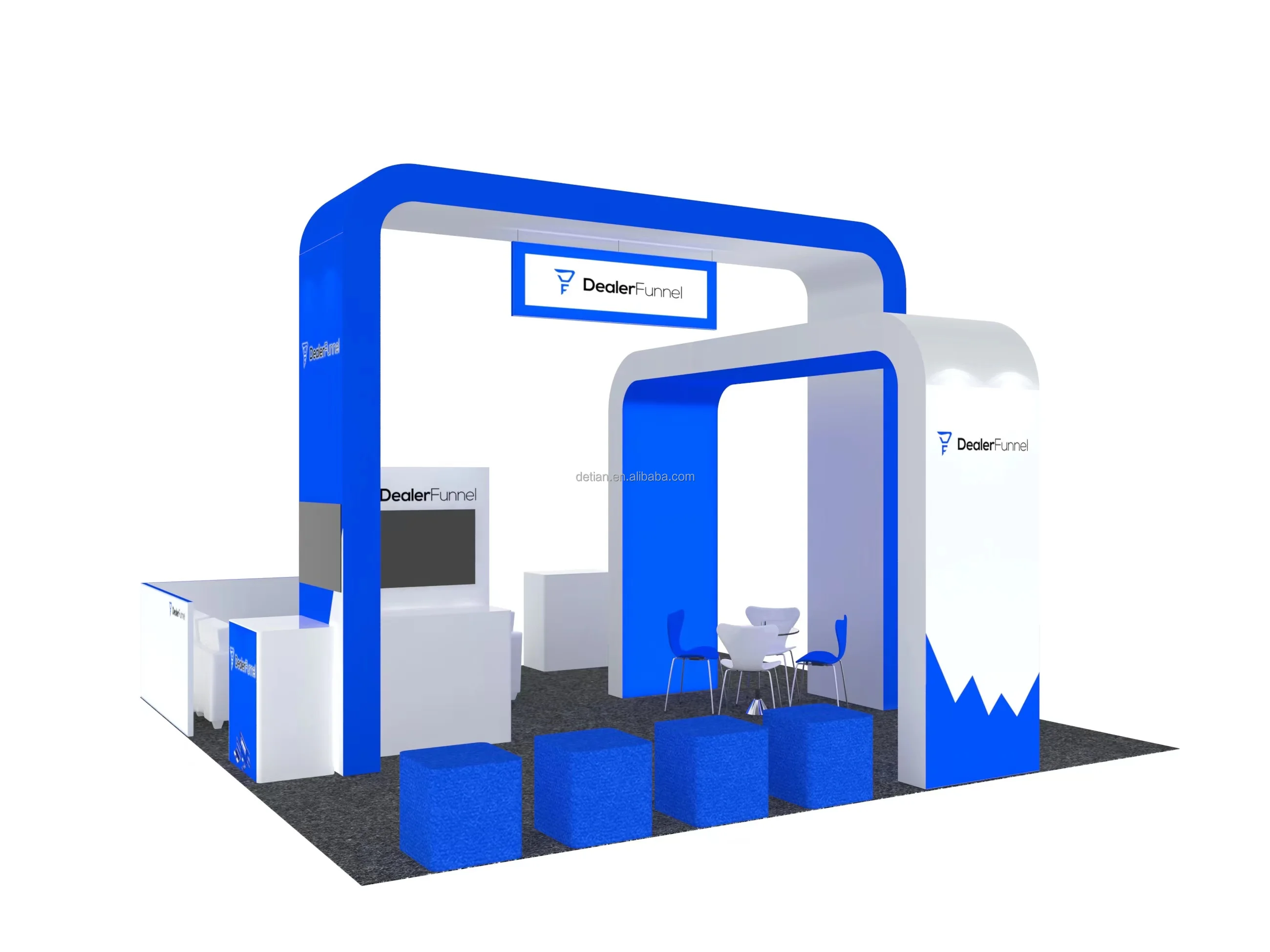 20'*20' Modular Exhibition Booth Stand Aluminum Extrusion Trade Show