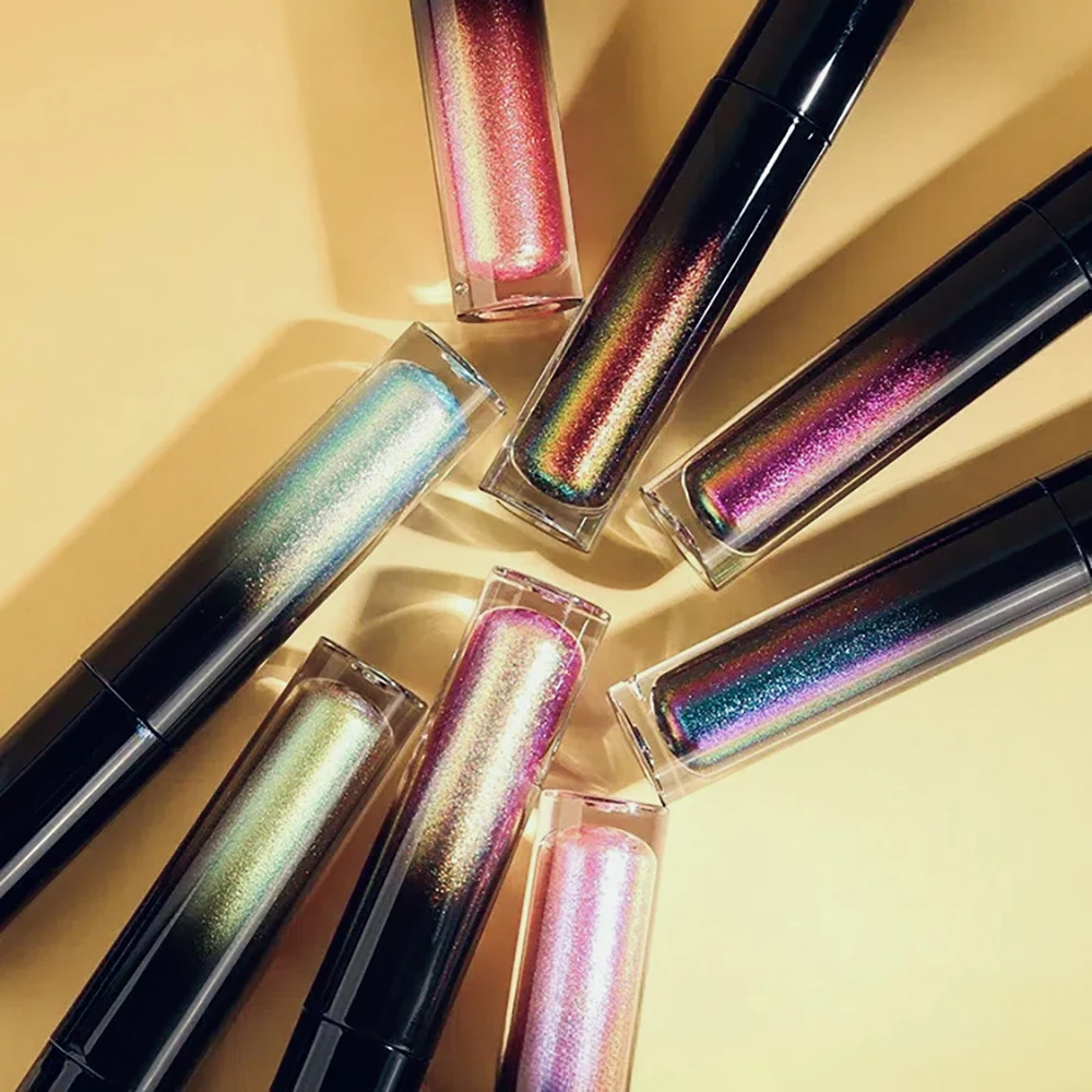 MLM Custom Makeup Waterproof High Pigment Vegan Cruelty Free Chameleon Liquid Shimmer Glitter Lip Gloss