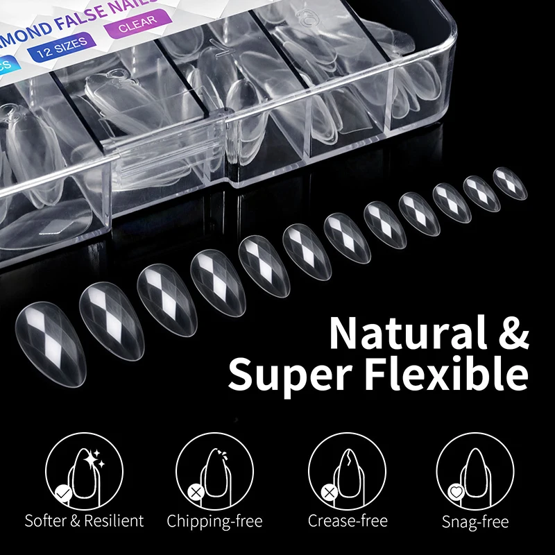 Fashionable Popular Glitter 140 pieces Nail Art Artificial Fingernails Fake Nails Nail Art Set