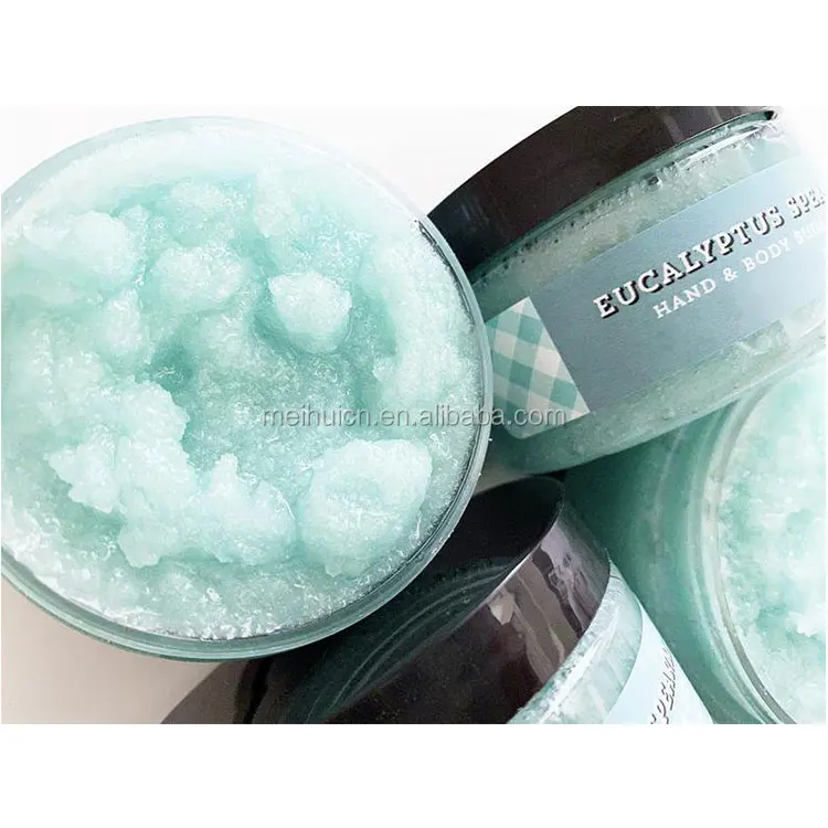 Private Label Hand and Foot Scrub Eucalyptus Spearmint Sugar Body Scrub
