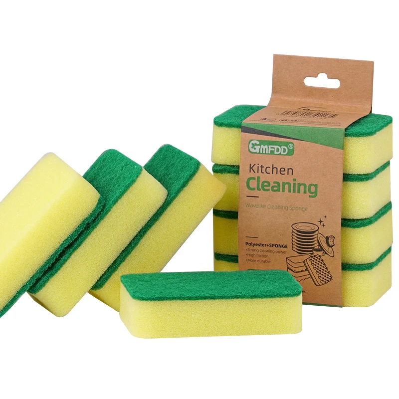 Scouring pad for kitchen and household cleaning tool factory wholesale cleaning foam sponge for dishes washing