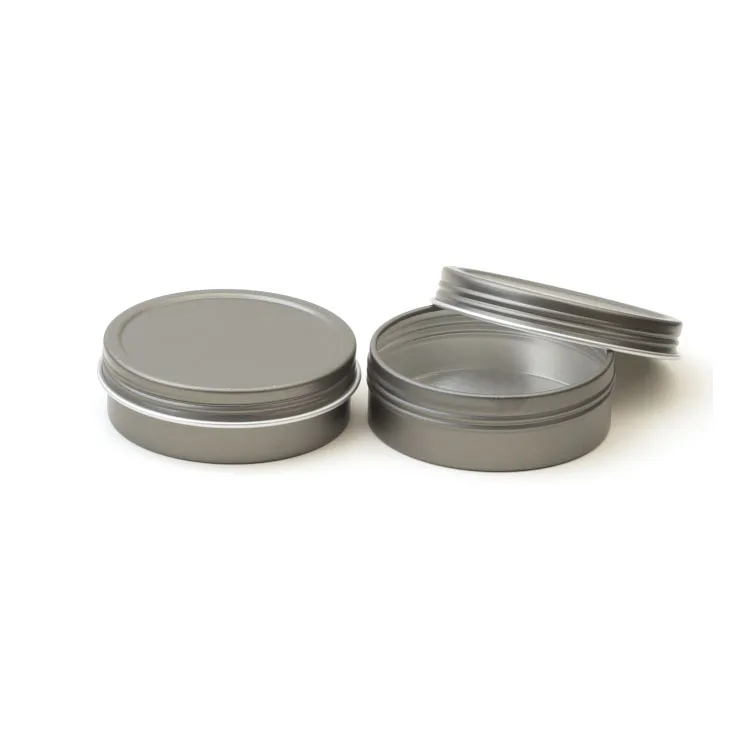 2oz 4 oz 30 ml tin containers aluminum tin can ,250g candle aluminum container ,250 ml containers with screw lid for creams
