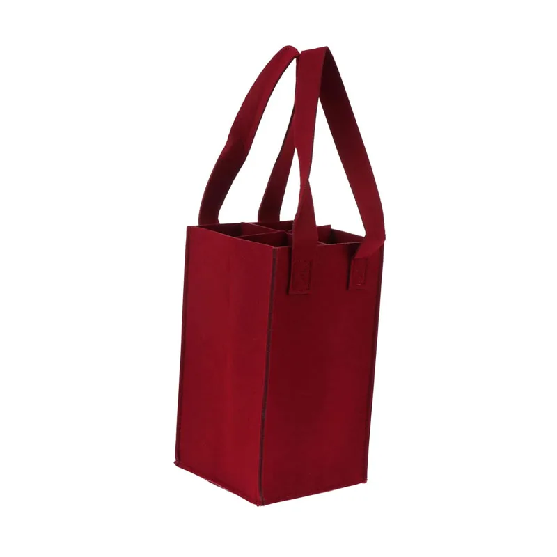 Wine handbag drawstring gift bag foldable handbag travel bottle carrying bag wine gift bag