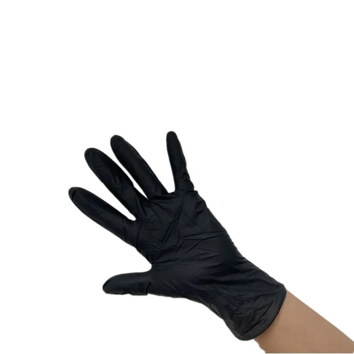 Black Nitrile Gloves Bulk Powder Free Disposable Glove China Factory