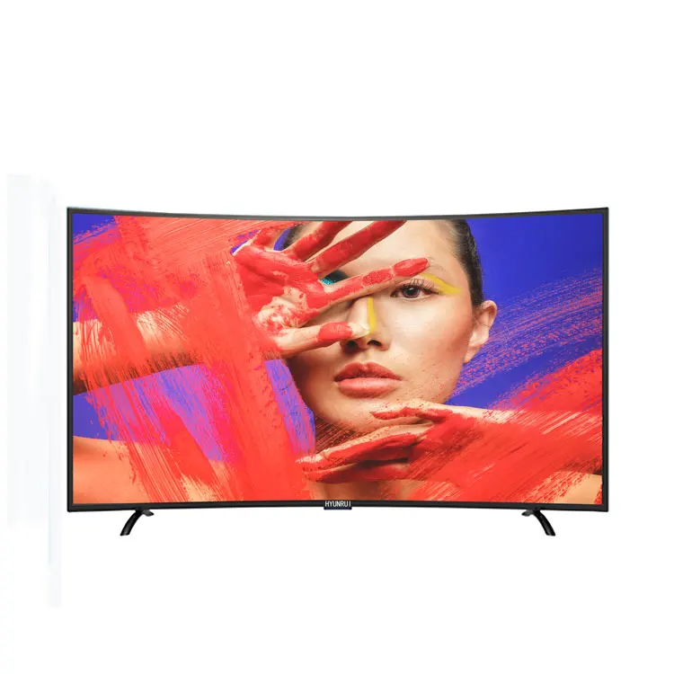 50 дюймов android большой экран изогнутые ТВ Телевизор smart tv LED